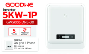 GoodWe 5K On-Grid 1 phase GW5000‐DNS‐30