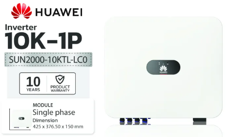 Huawei, 10k, 1-Phase, SUN2000-10KTL-LC0