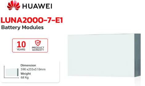 Huawei LUNA Battery Modules, LiFePO4, 6.9kWH (LUNA2000-7-E1)