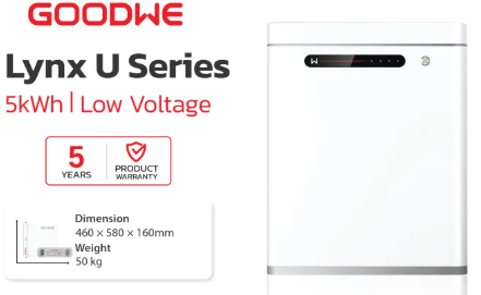 Goodwe, 5kWh LV Battery IP65, Lynx U