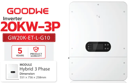 GoodWe 20K Hybrid 3 phase GW20K-ET-L-G10