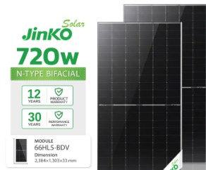 Jinko, 720W, N-Type, F30mm, JKM720N-66HL5-BDV
