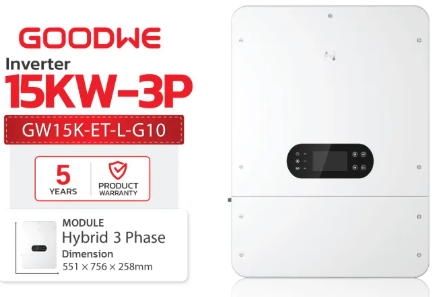 GoodWe 15K Hybrid 3 phase GW15K-ET-L-G10