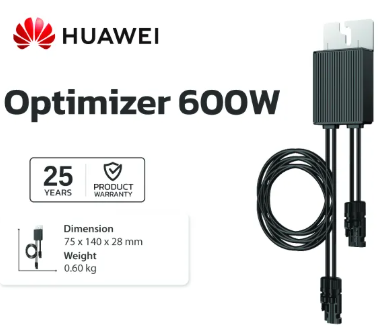 Optimizer 600Wp standard 25-year warranty
